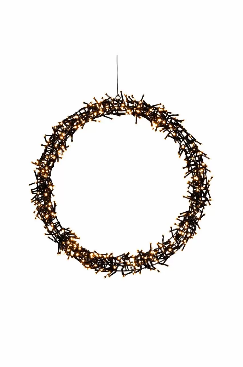 Julbelysning*Jotex Krans LED ⌀ 50 Cm Amber