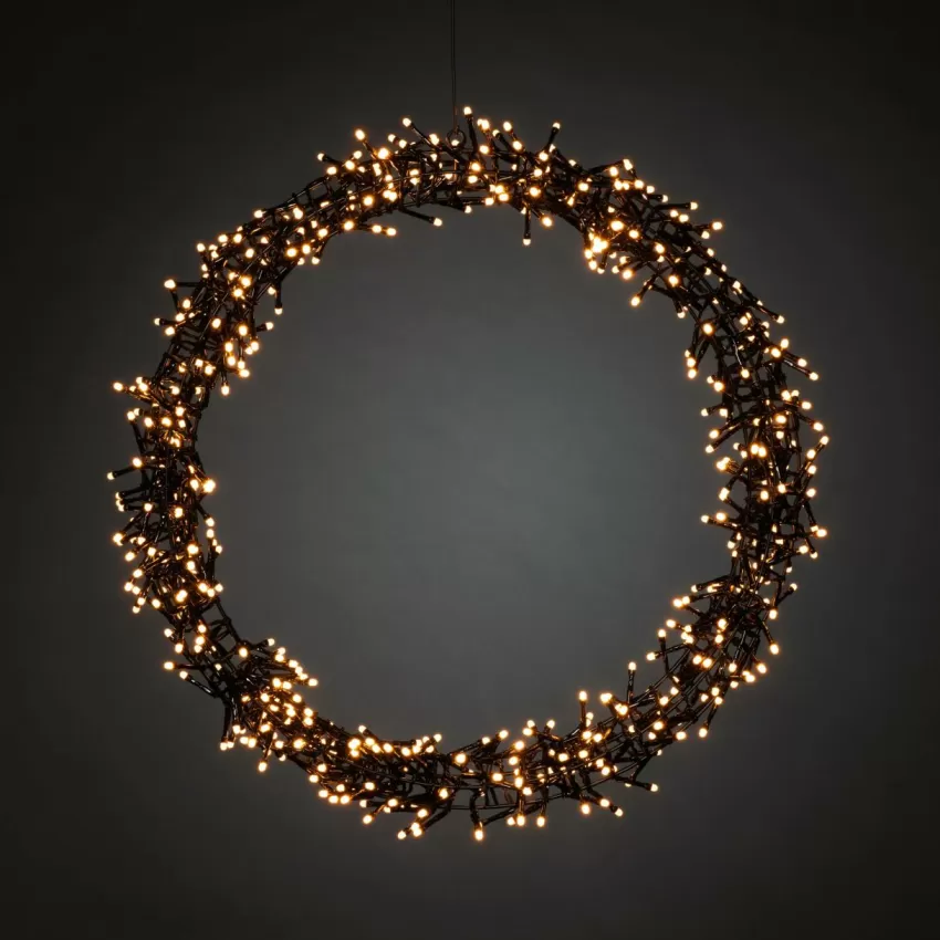 Julbelysning*Jotex Krans LED ⌀ 50 Cm Amber