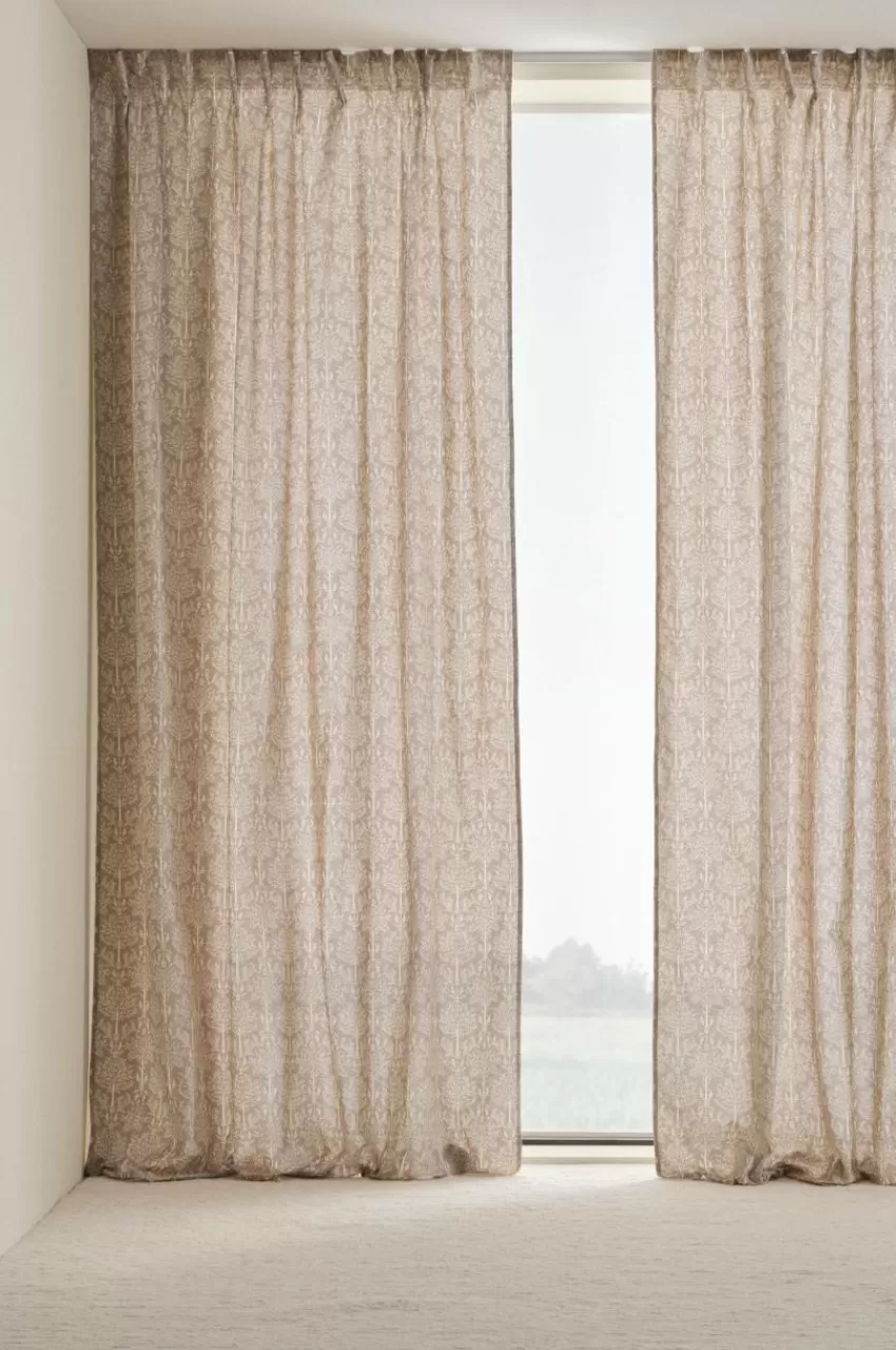 Multifunktionsgardiner*Jotex KVISTIG Multifunktionsgardin 2-pack Beige