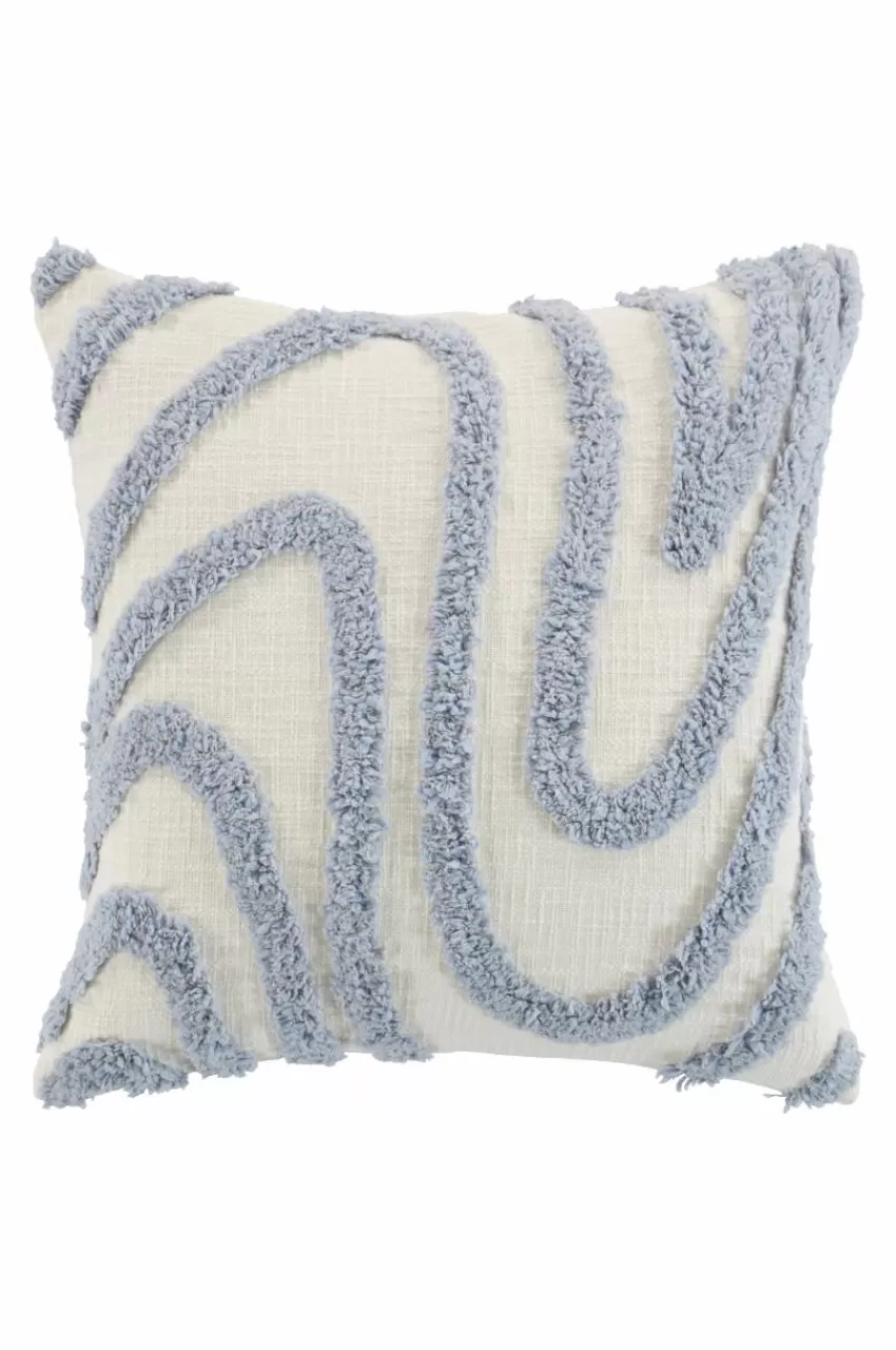Prydnadskuddar & Fodral*Jotex KYLA Kuddfodral 50x50 Cm Blå/naturvit