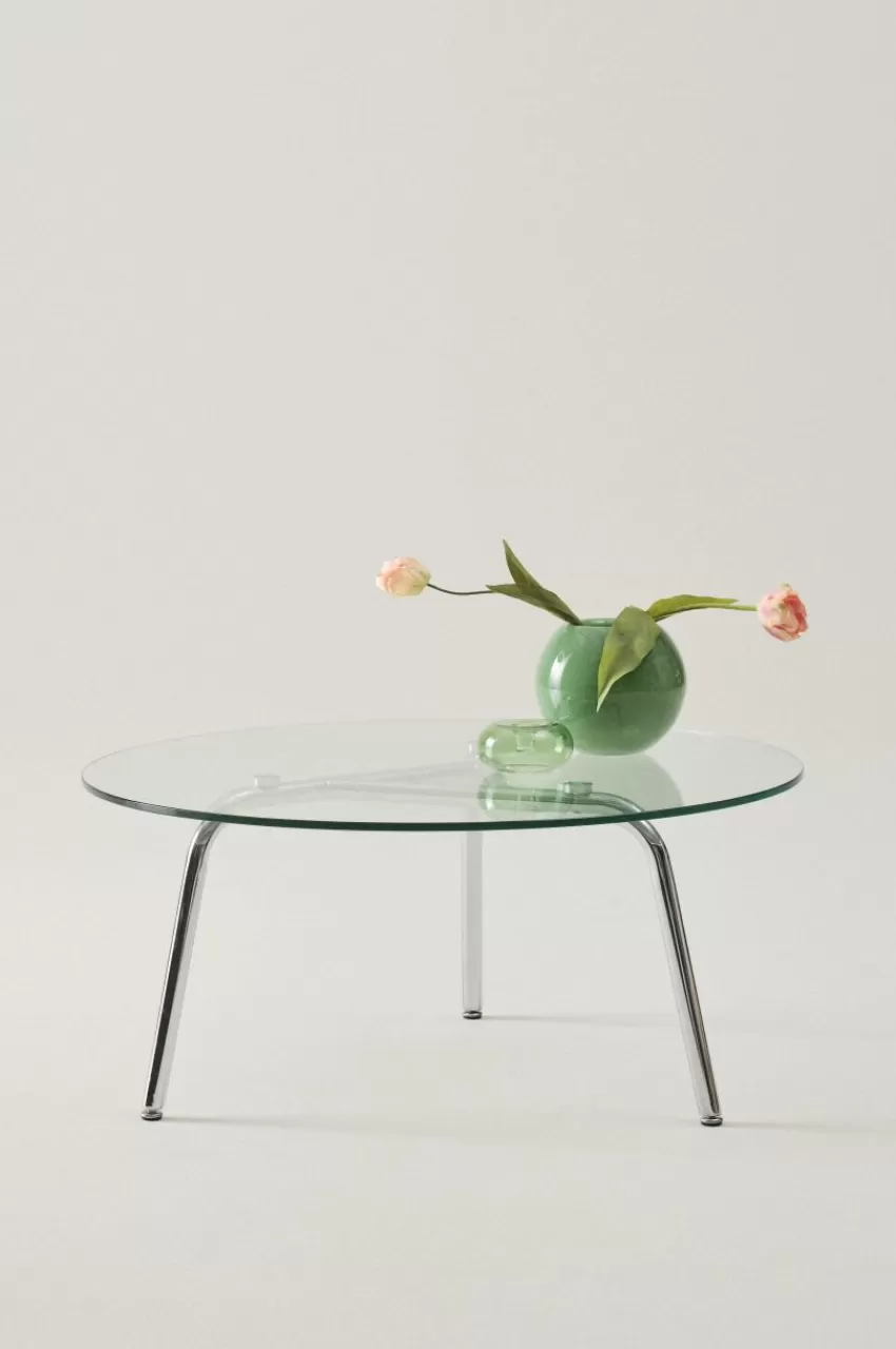 Bord*Jotex KYVIK Soffbord ø 90 Cm Krom