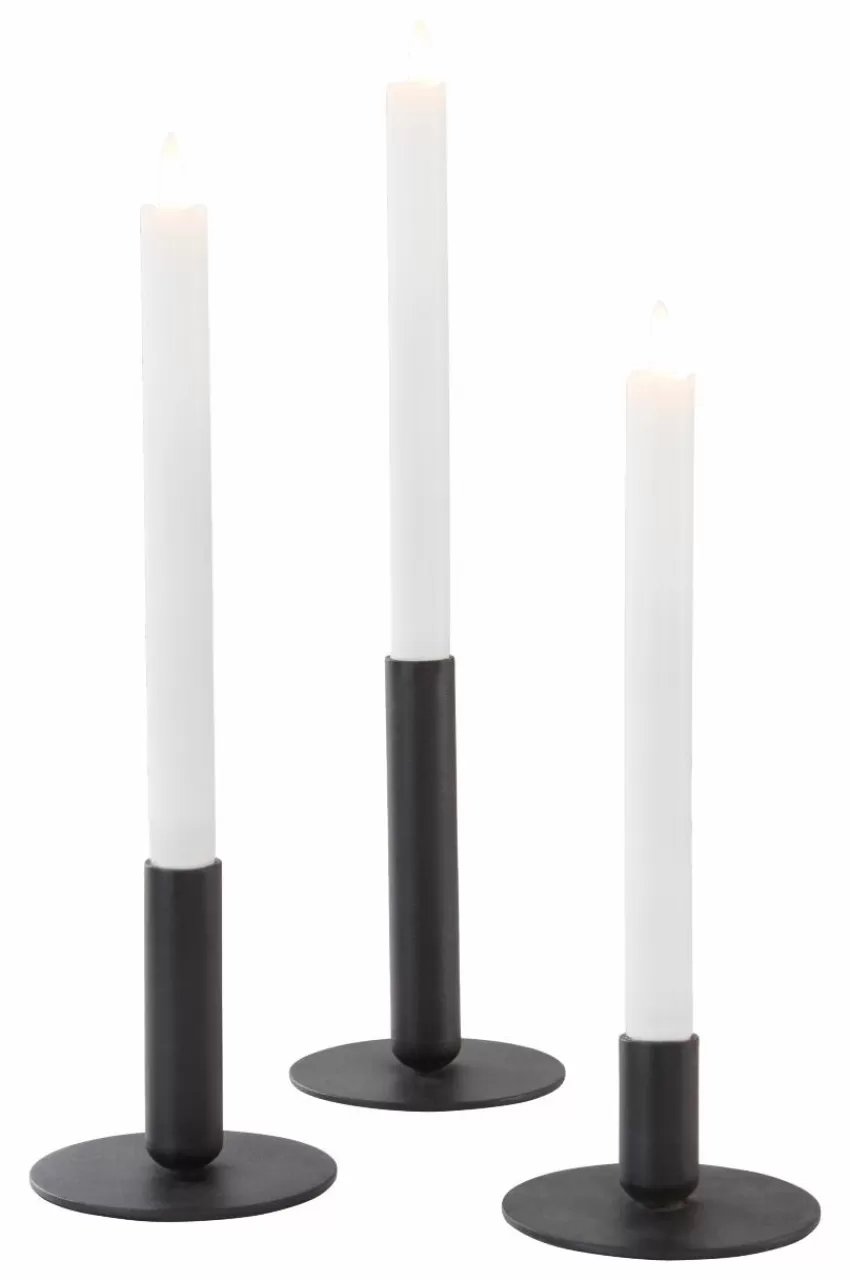 Ljusstakar*Jotex LAURANT Ljusstake 3-pack Svart