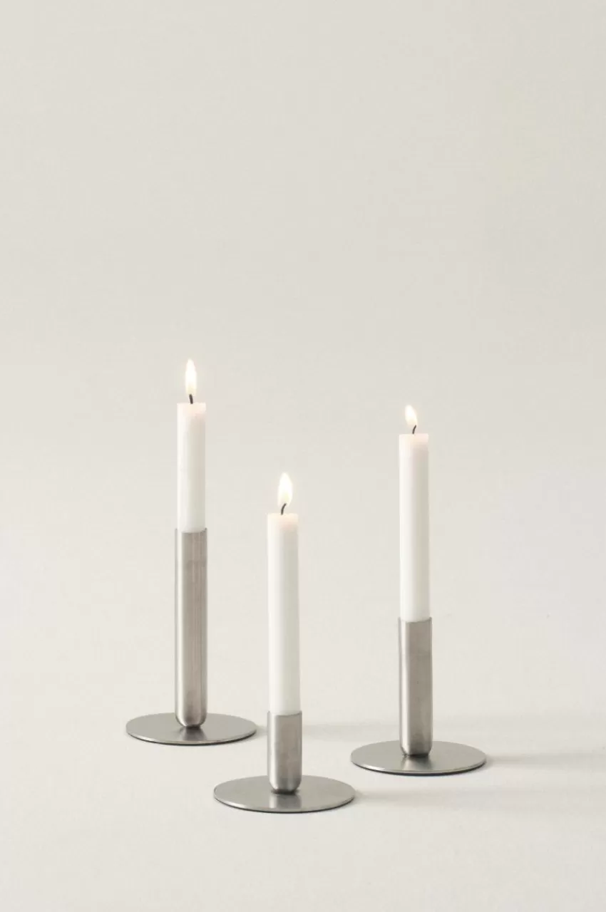 Ljusstakar*Jotex LAURANTS Ljusstake 3-pack Silver