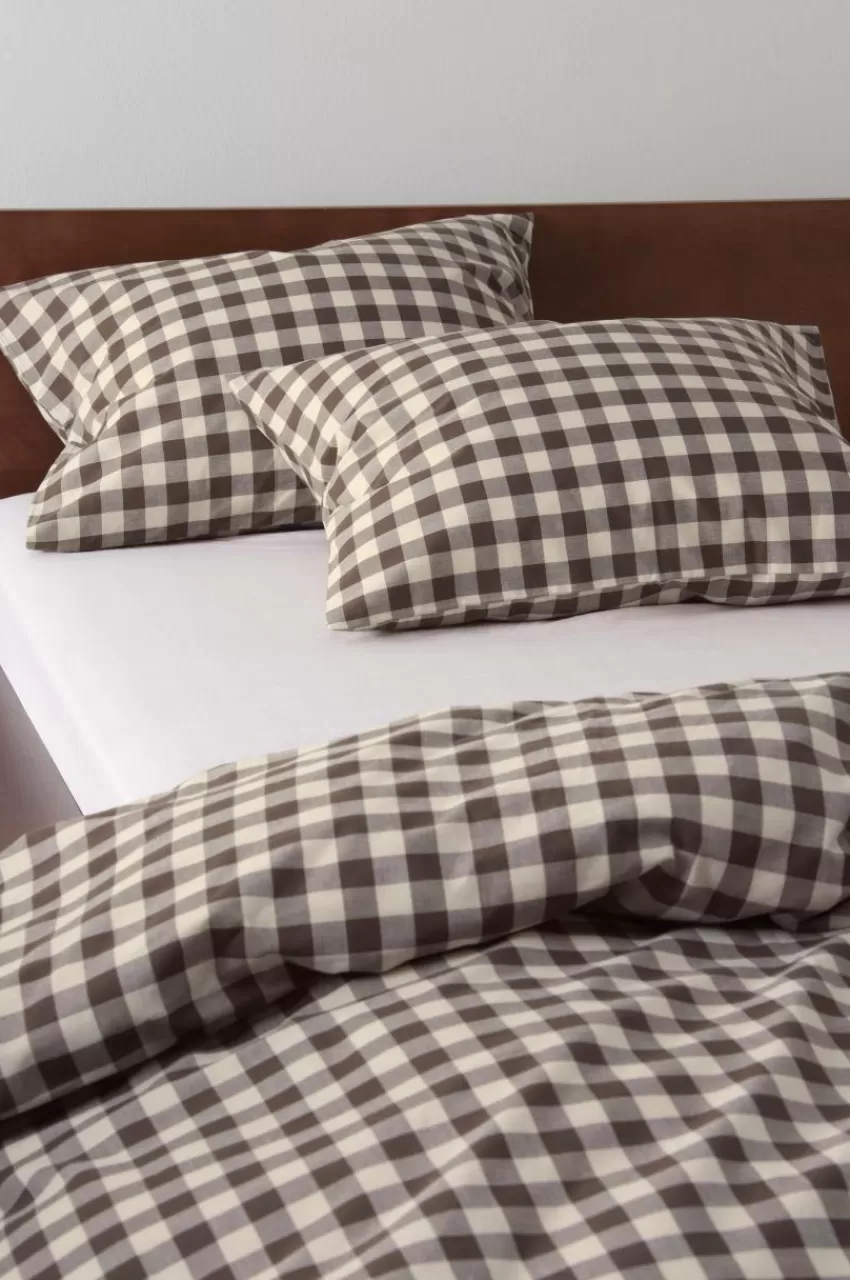 Örngott*Jotex LAUREN örngott 2-pack 60x50 Cm Ekologisk Brun/beige
