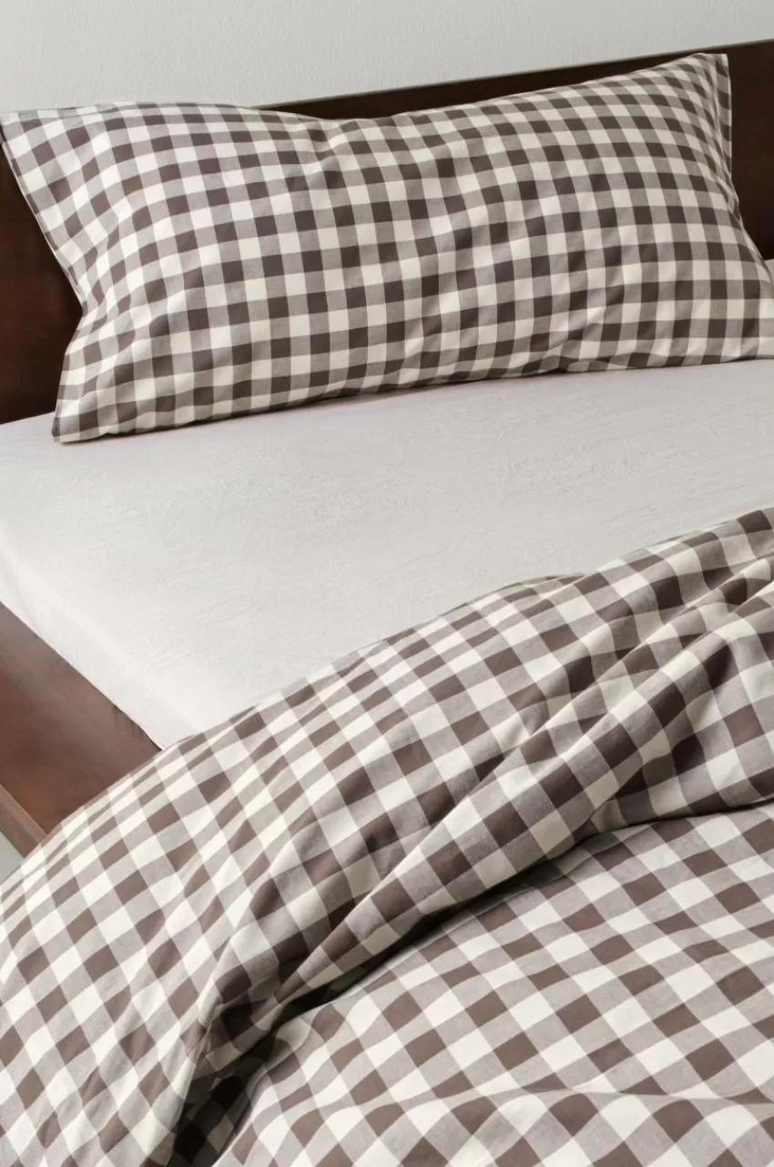 Örngott*Jotex LAUREN örngott 90x50 Cm Ekologisk Brun/beige
