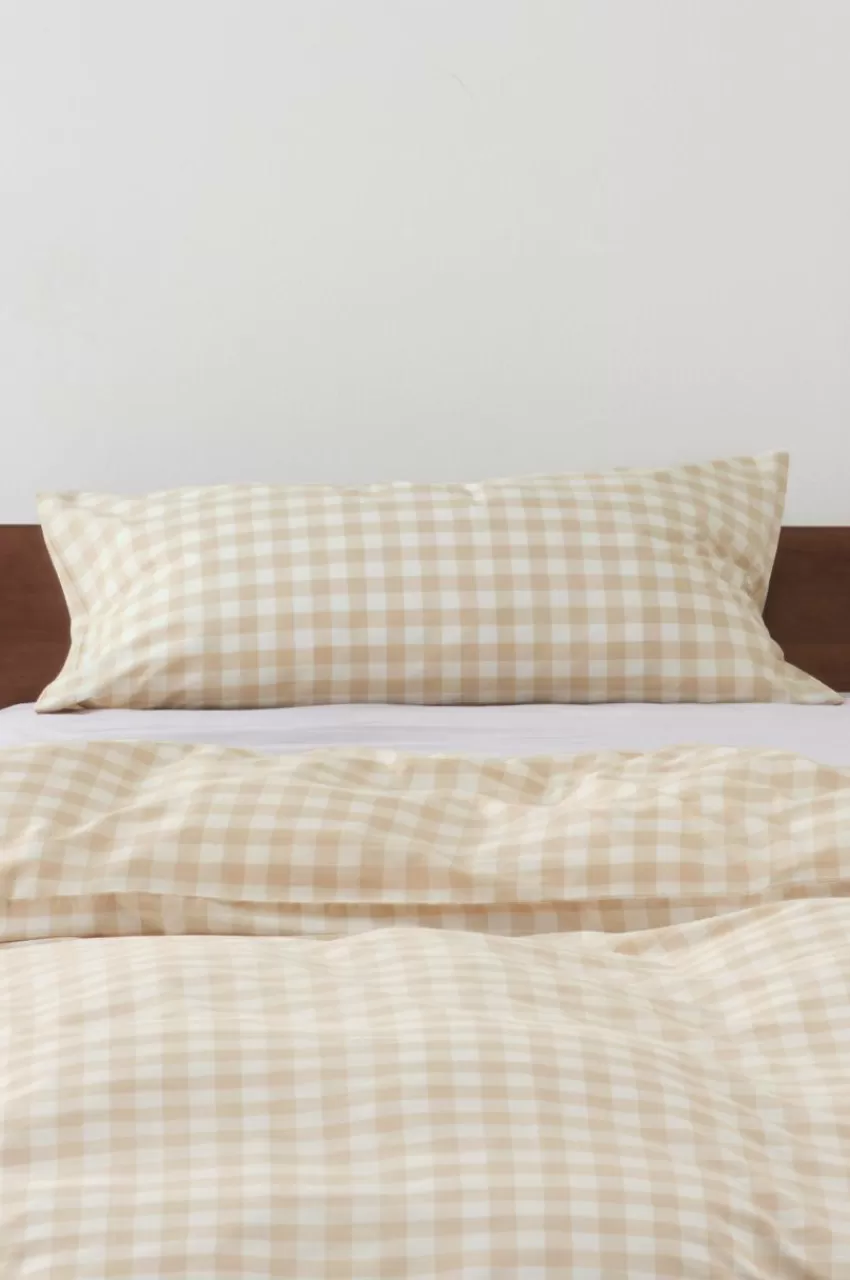 Örngott*Jotex LAUREN örngott 90x50 Cm Ekologisk Beige/vit