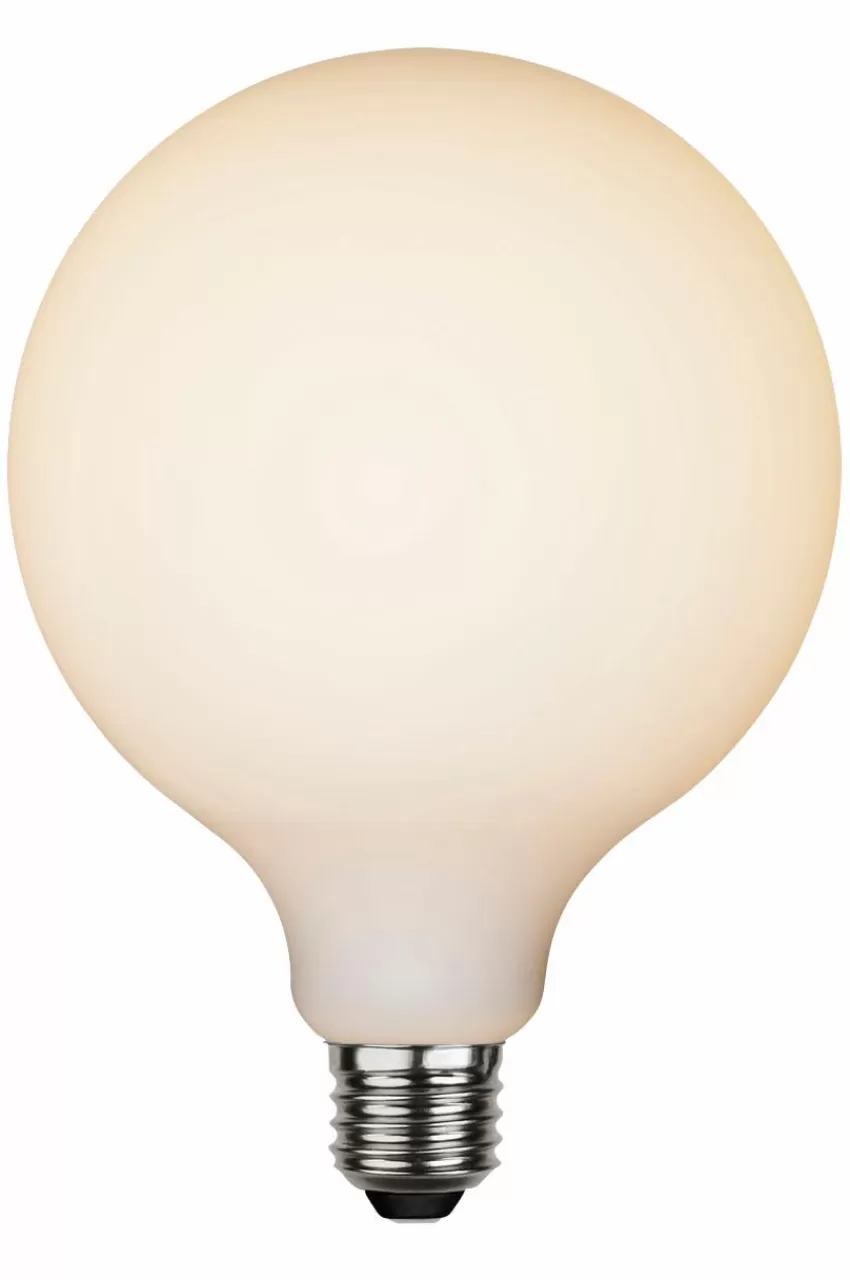 Ljuskällor*Jotex LED Ljuskälla E27 G95 Opaque Double Coating Vit