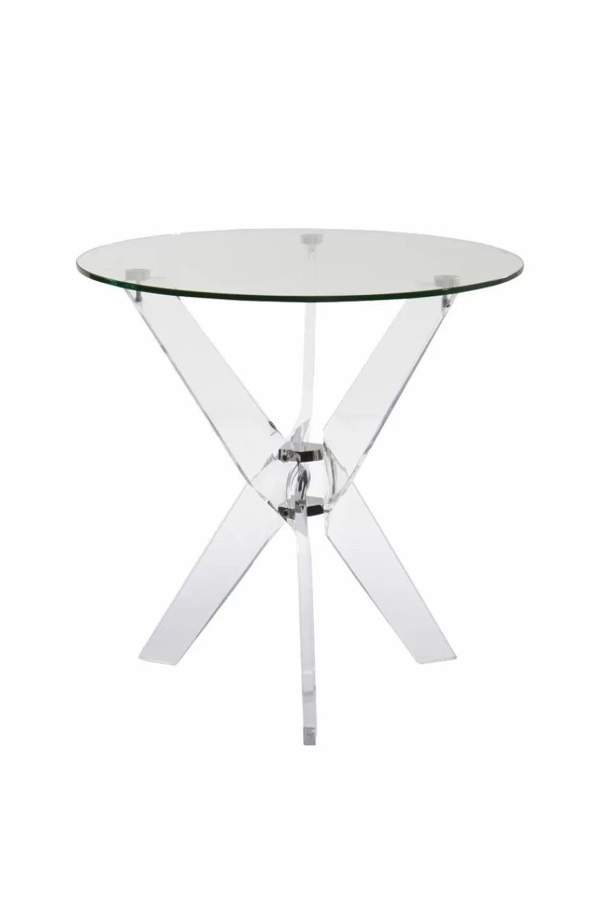 Bord*Jotex LENOEL Sidobord ø 56 Cm Plexiglas