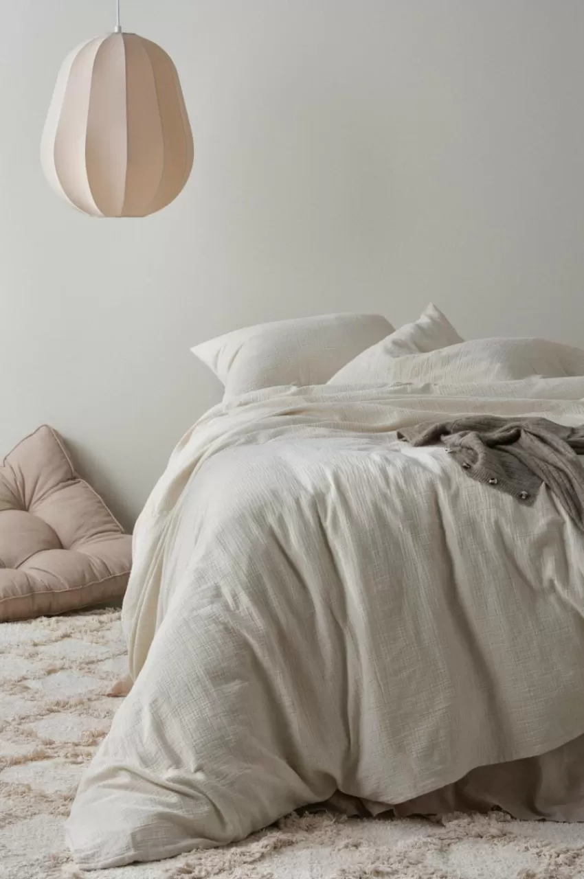 Påslakanset*Jotex LILIA Påslakanset Dubbelsäng - Ekologisk Linnebeige