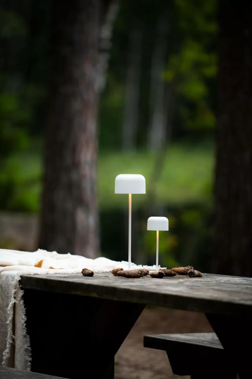 Utebelysning | Utebelysning*Jotex LILLE MINI Bordslampa Uppladdningsbar Utomhus Vit