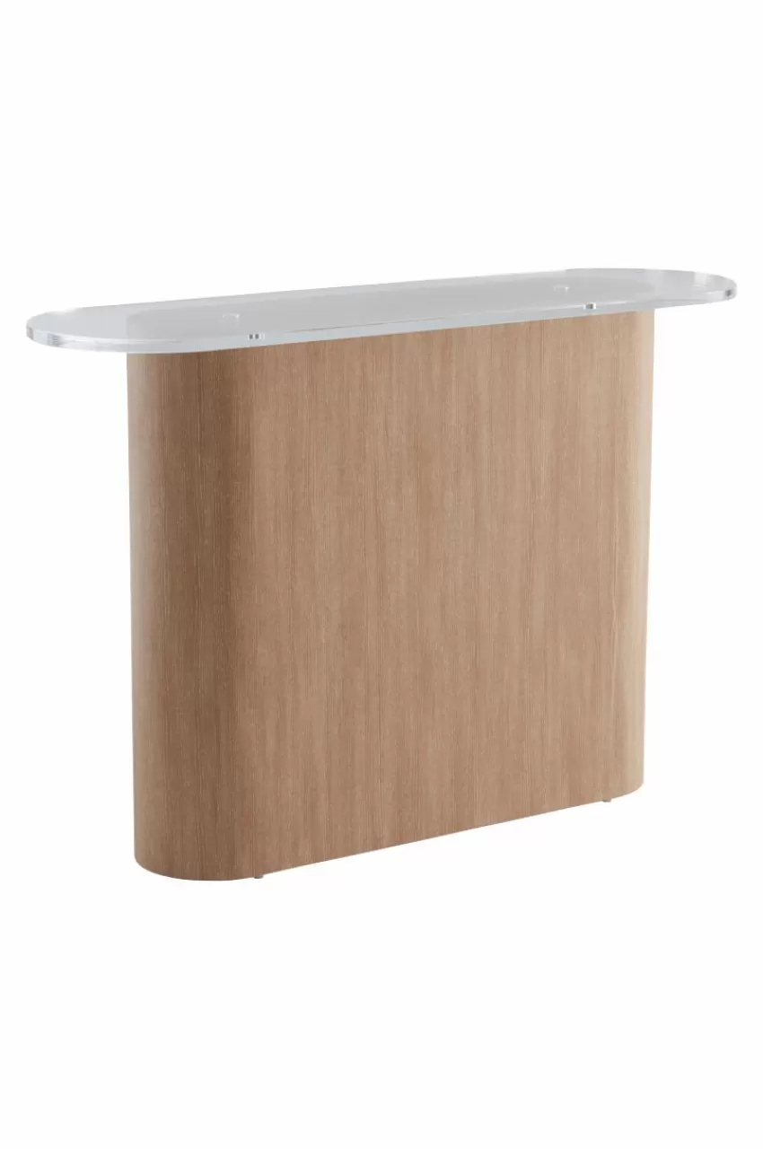 Bord*Jotex LIVI Sideboard 35x120 Cm Transparent/ask