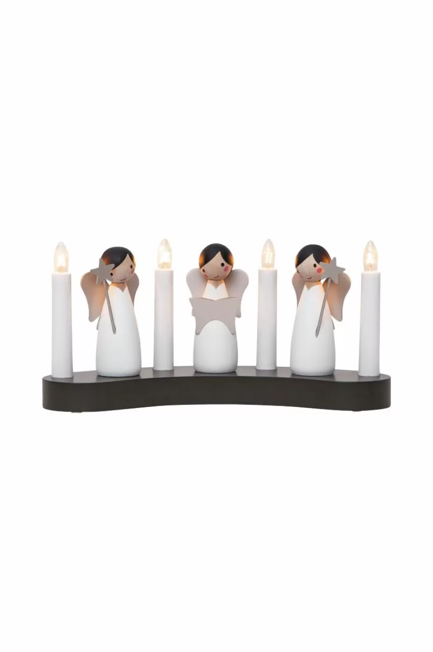 Julbelysning*Jotex Ljusstake Angel Choir White