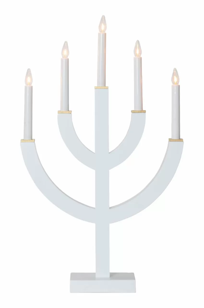 Julbelysning*Jotex Ljusstake Anno 59 Cm Vit