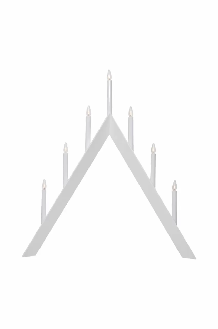 Julbelysning*Jotex Ljusstake Arrow Vit