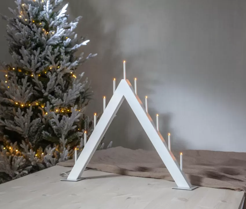 Julbelysning*Jotex Ljusstake Buzz White