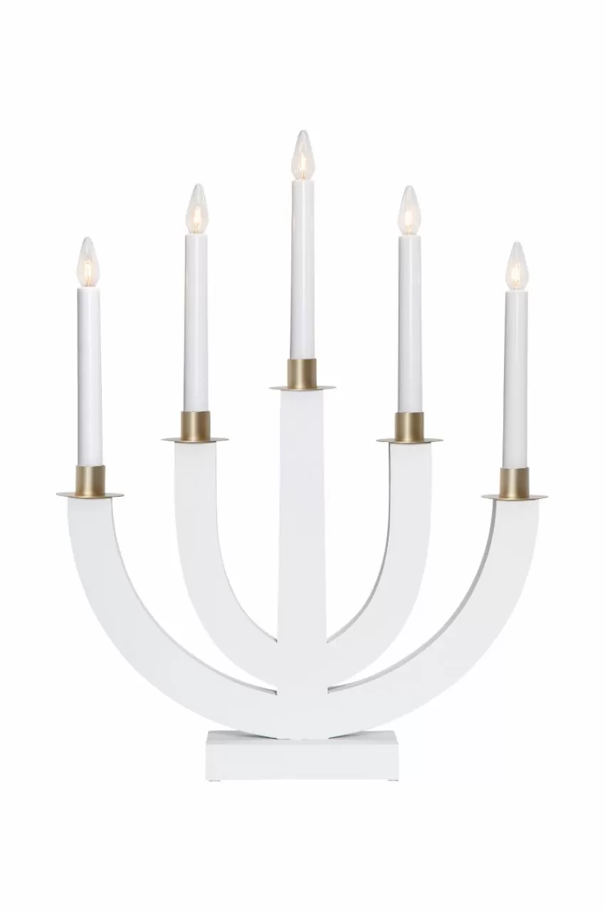 Julbelysning*Jotex Ljusstake Eli Vit
