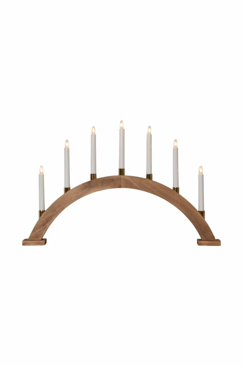 Julbelysning*Jotex Ljusstake Gillian 40cm Brun