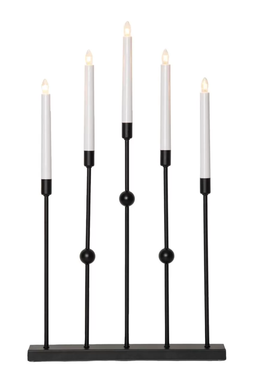 Julbelysning*Jotex Ljusstake Gustavo Höjd 64 Cm Black