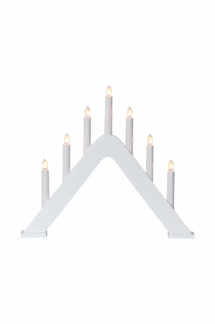 Julbelysning*Jotex Ljusstake Jarve Vit