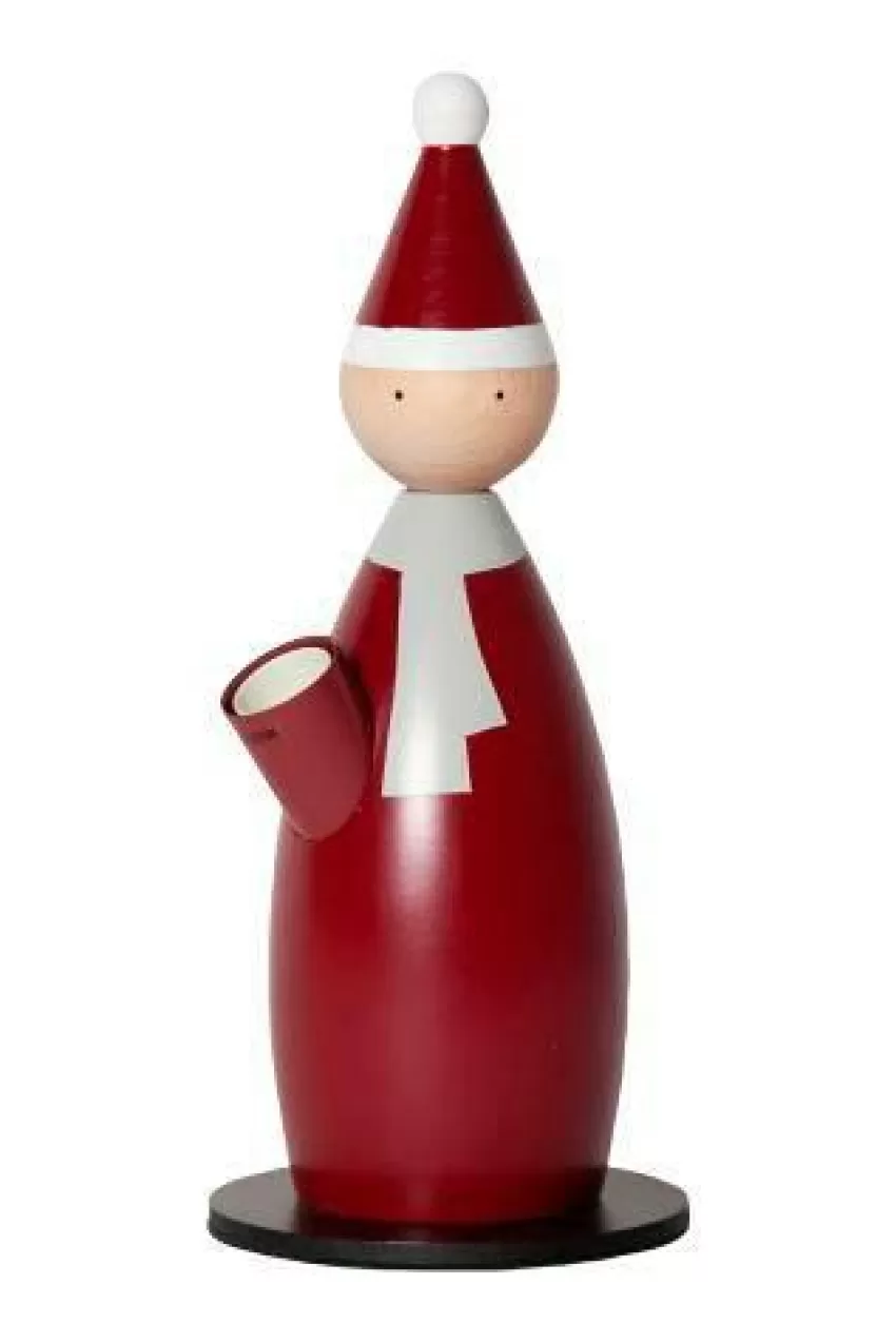 Julbelysning*Jotex Ljusstake Lucia Classic 28cm Red