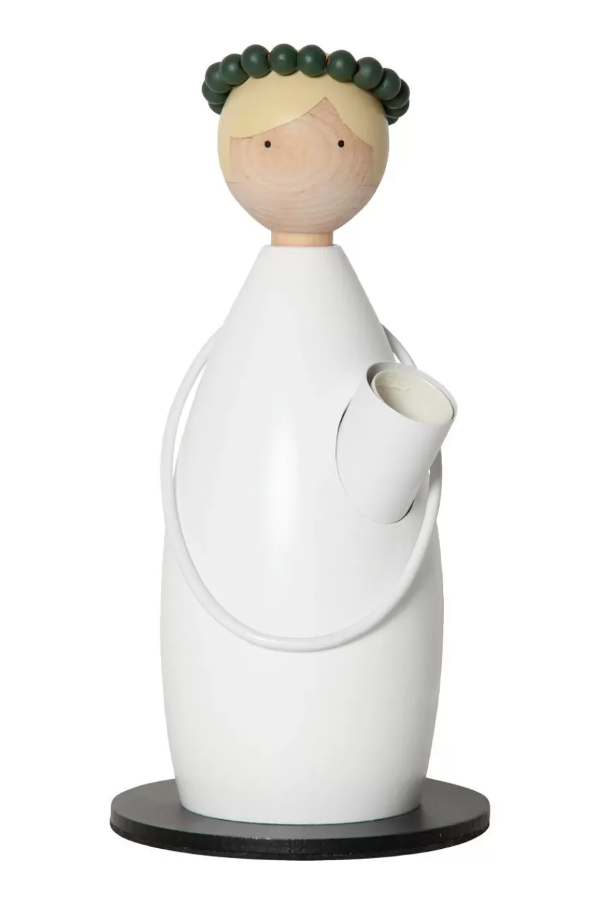 Julbelysning*Jotex Ljusstake Lucia Classic Höjd 24 Cm White