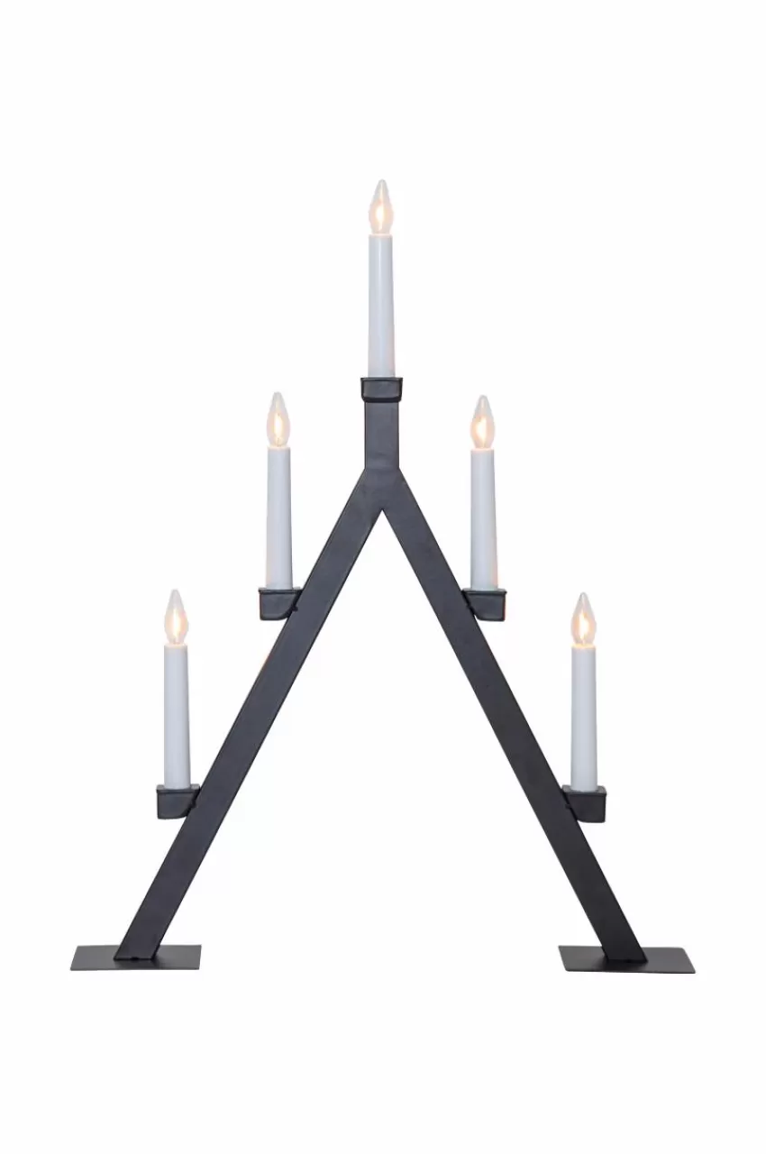 Julbelysning*Jotex Ljusstake Oliver Black