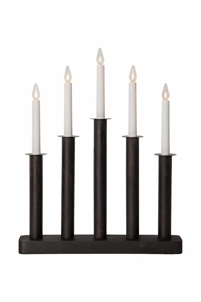 Julbelysning*Jotex Ljusstake Plate 45cm Black