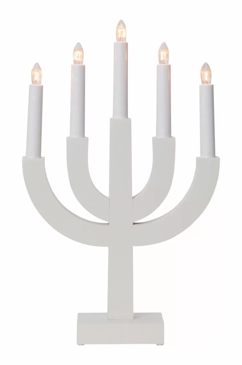 Julbelysning*Jotex Ljusstake Selma Vit