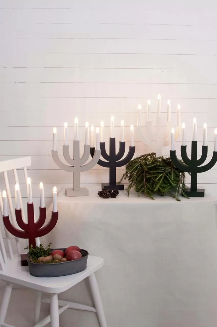 Julbelysning*Jotex Ljusstake Selma Vit
