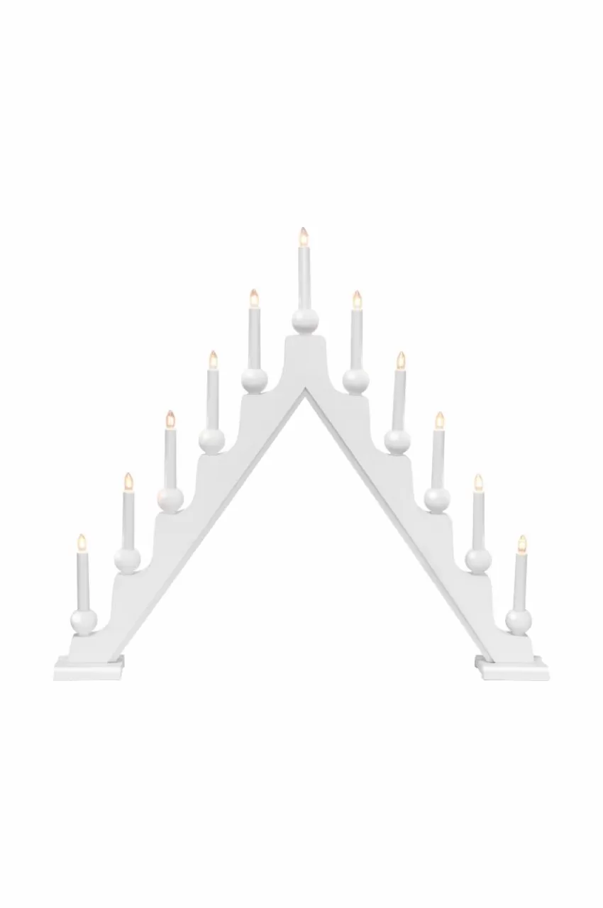 Julbelysning*Jotex Ljusstake Stellan Vit