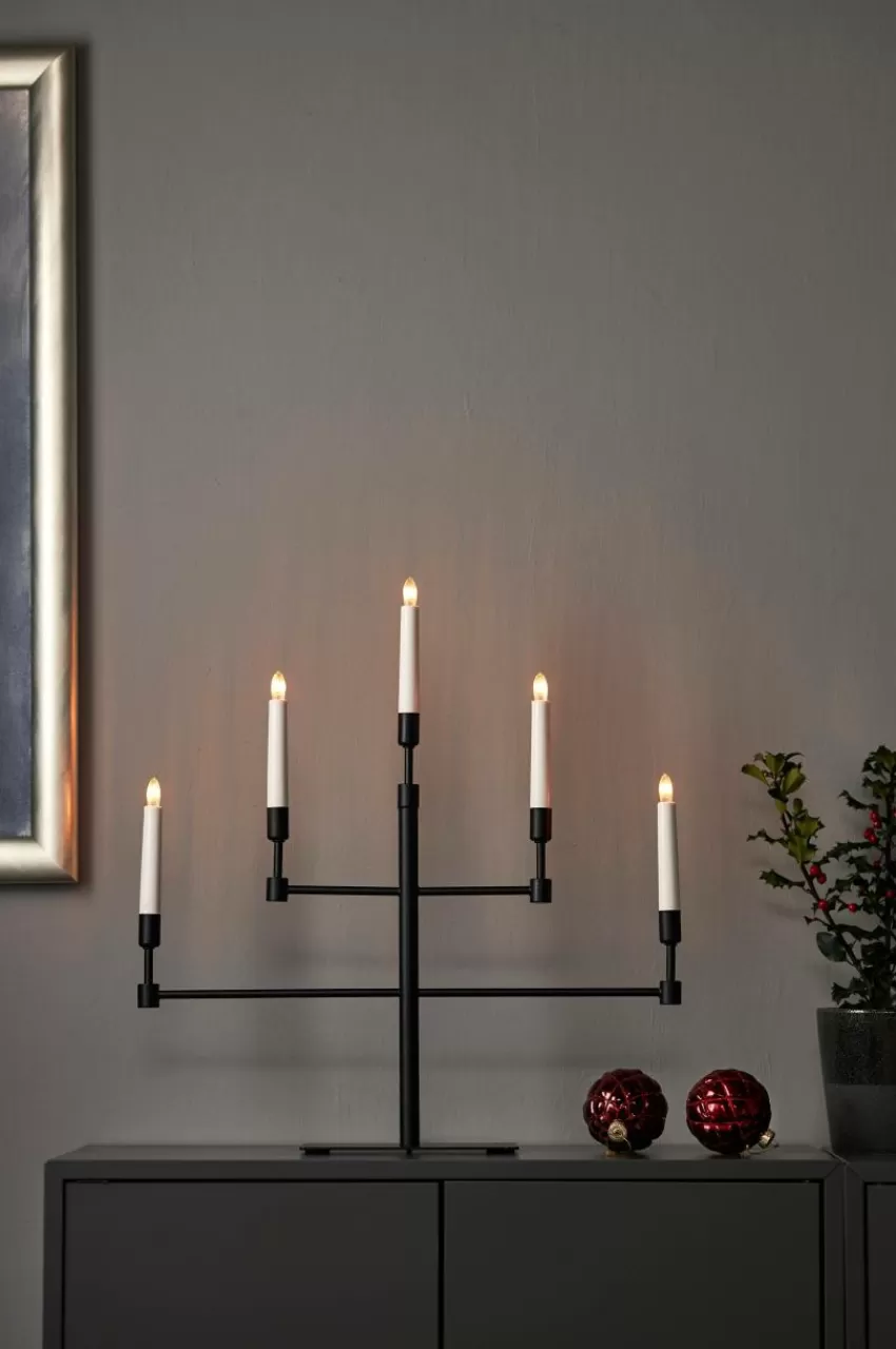 Julbelysning*Jotex Ljusstake Vide Höjd 53 Cm Black