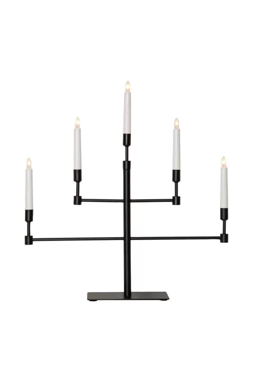Julbelysning*Jotex Ljusstake Vide Höjd 53 Cm Black