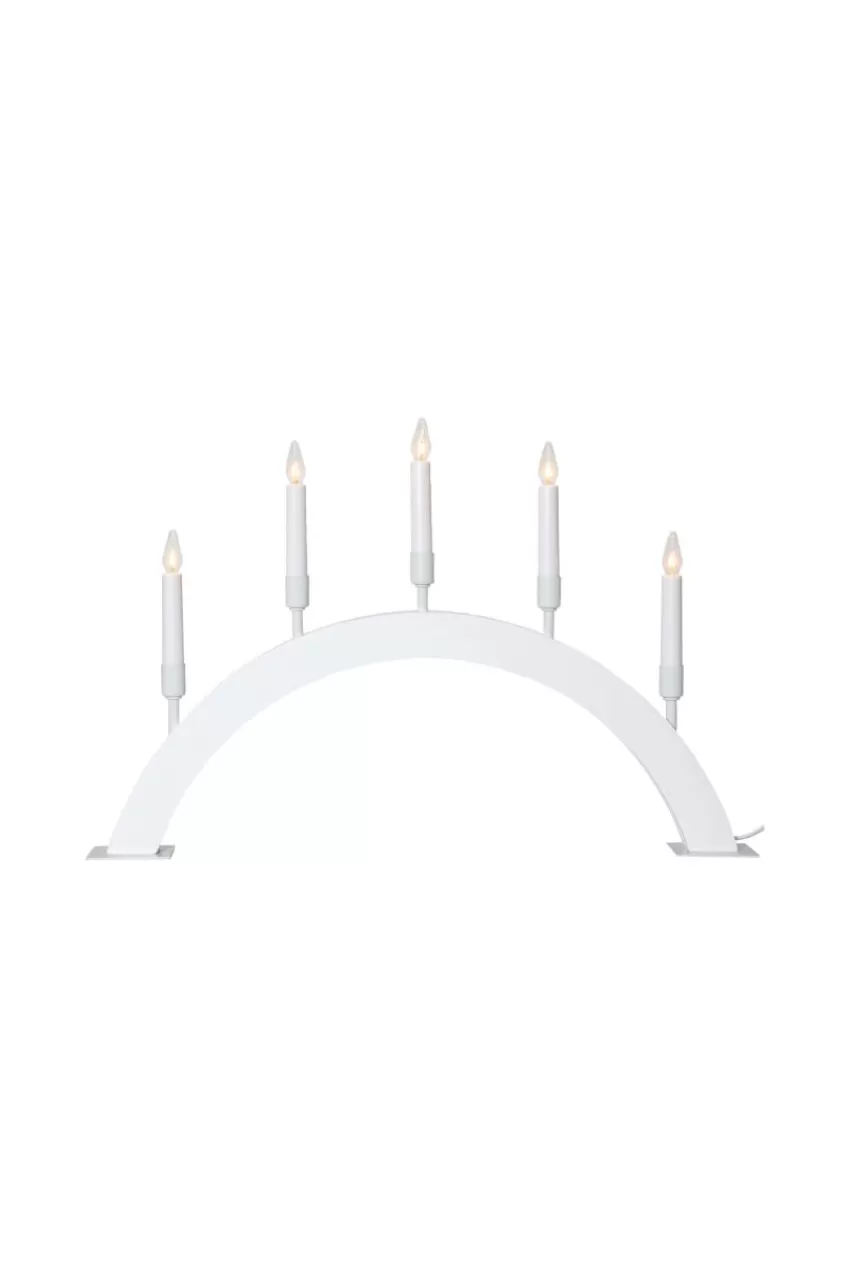 Julbelysning*Jotex Ljusstake Vind Höjd 38 Cm White