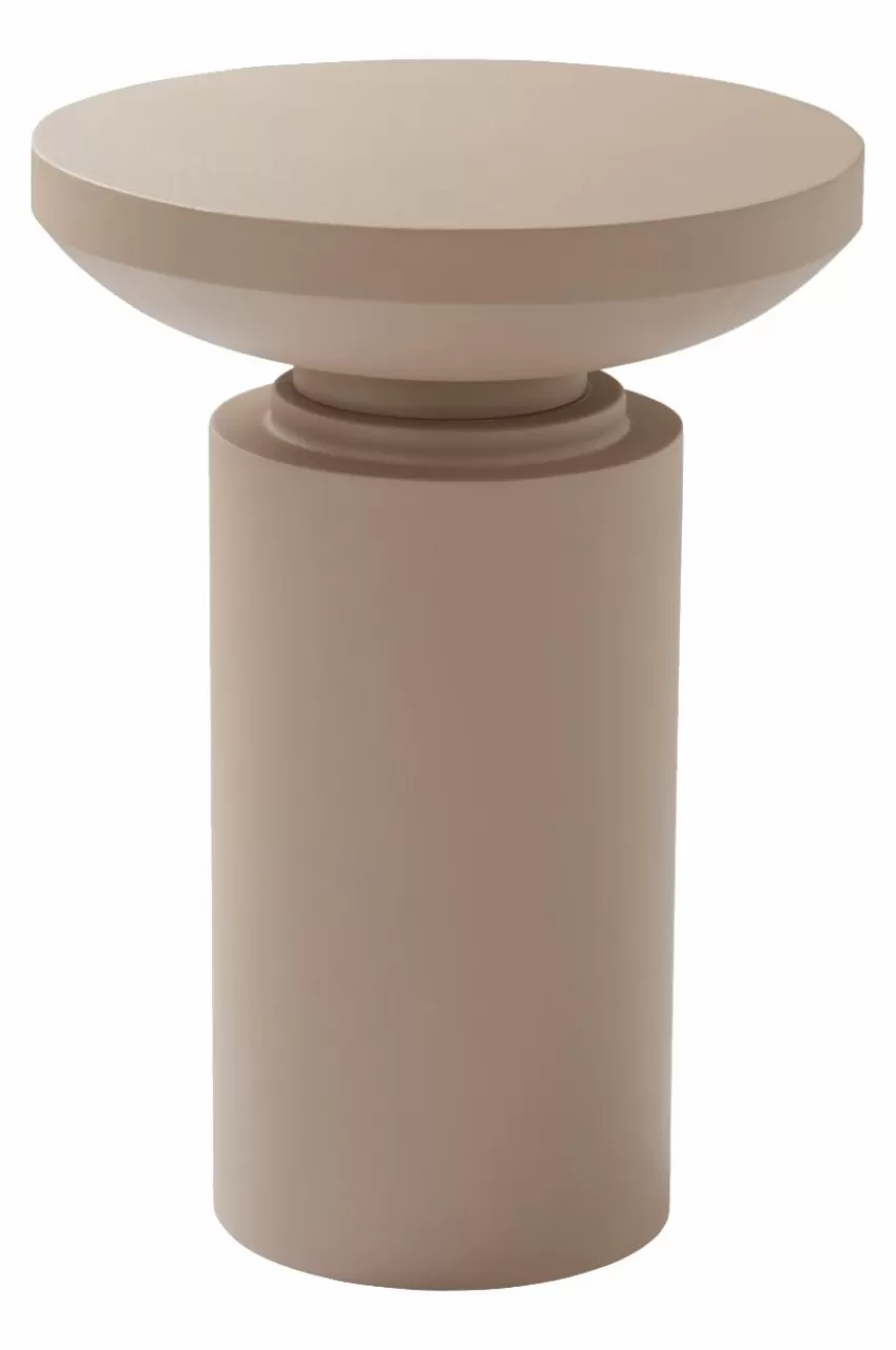 Bord*Jotex LOLISE Sidobord ø 35,5 Cm Beige