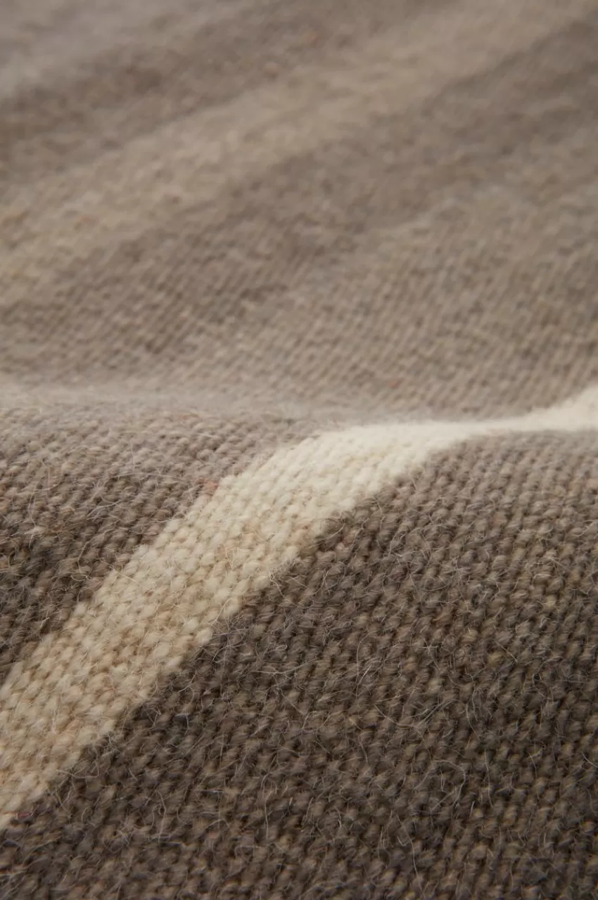 Ullmattor*Jotex LORI STRIPE 01 Ullmatta 200x300 Cm Grå/naturvit