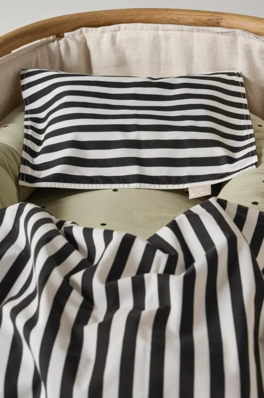 Barnsängkläder*Jotex LOUSA BABY örngott 35x28 Cm - Ekologisk Svart/vit