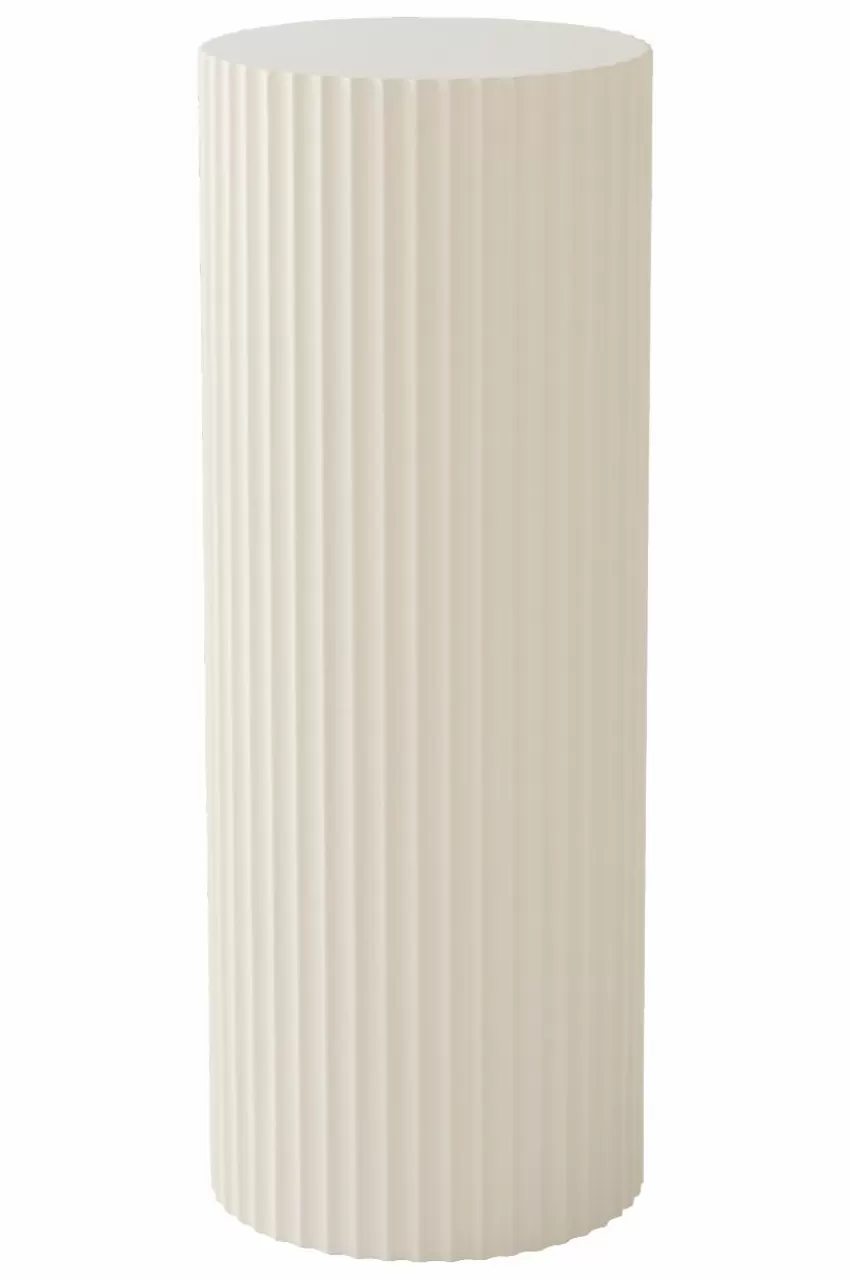 Bord*Jotex LUNDEN Sidobord ø 30 Cm - Hög Naturvit