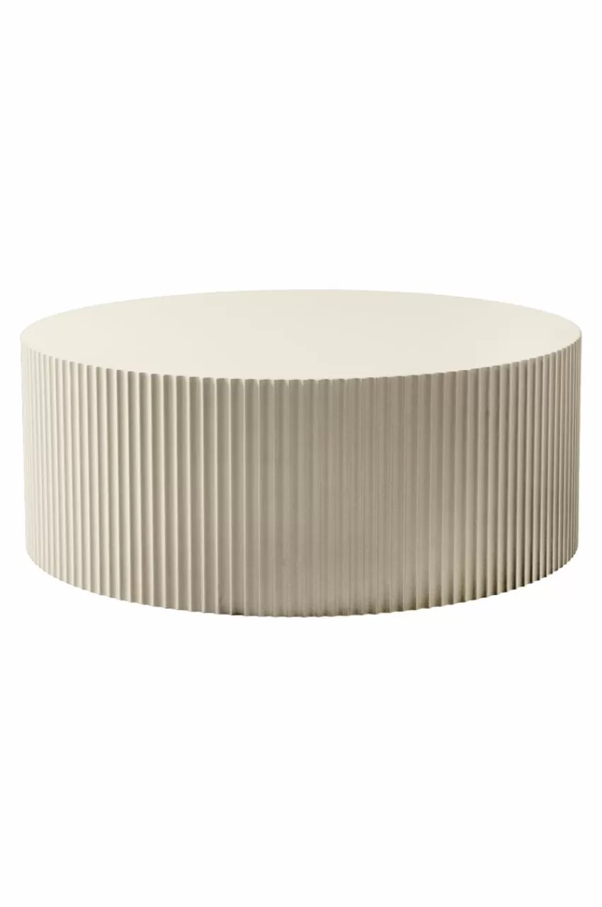 Bord*Jotex LUNDEN Soffbord ø 90 Cm Naturvit