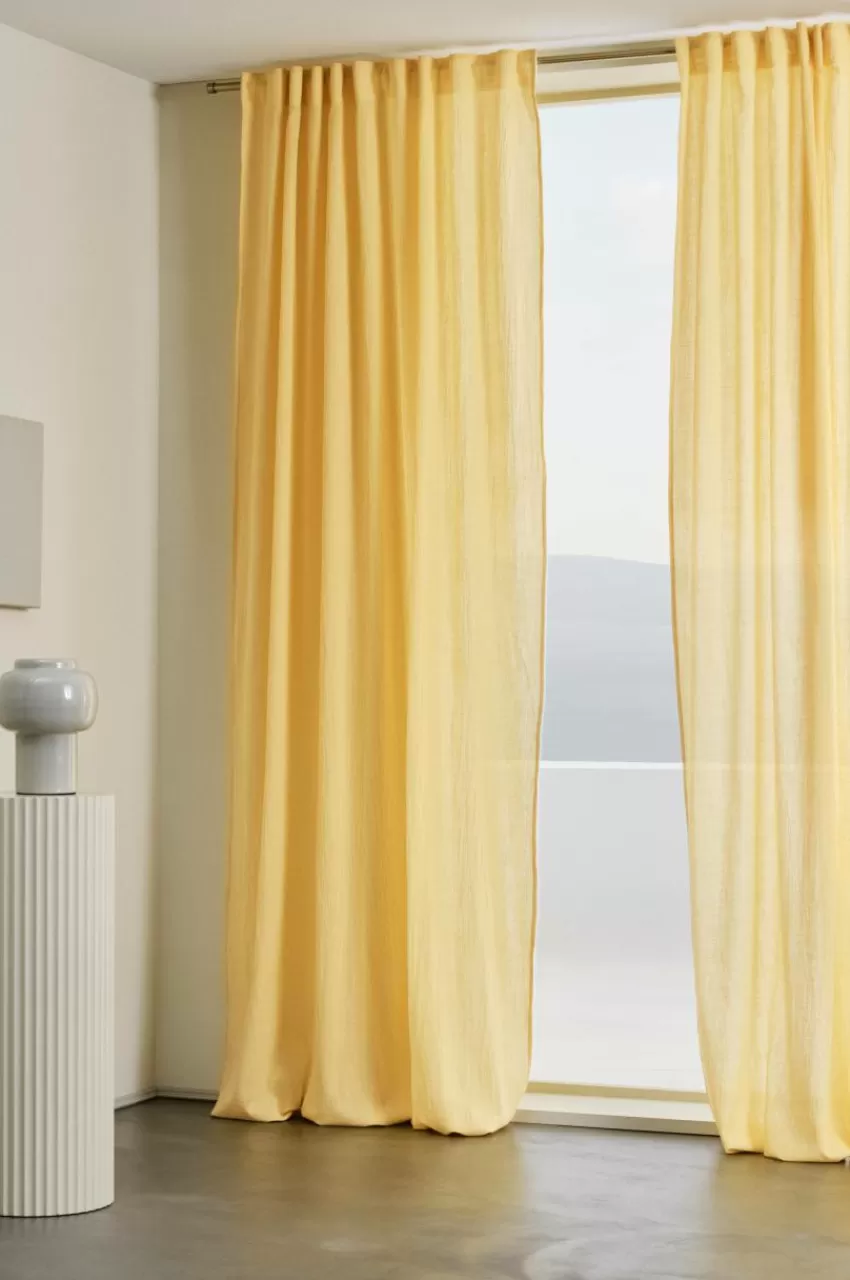 Multifunktionsgardiner*Jotex LUNI Multifunktionsgardin 2-pack Gul