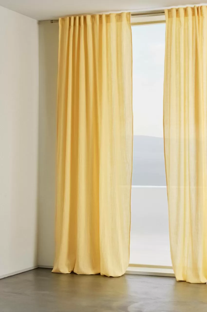 Multifunktionsgardiner*Jotex LUNI Multifunktionsgardin 2-pack Gul