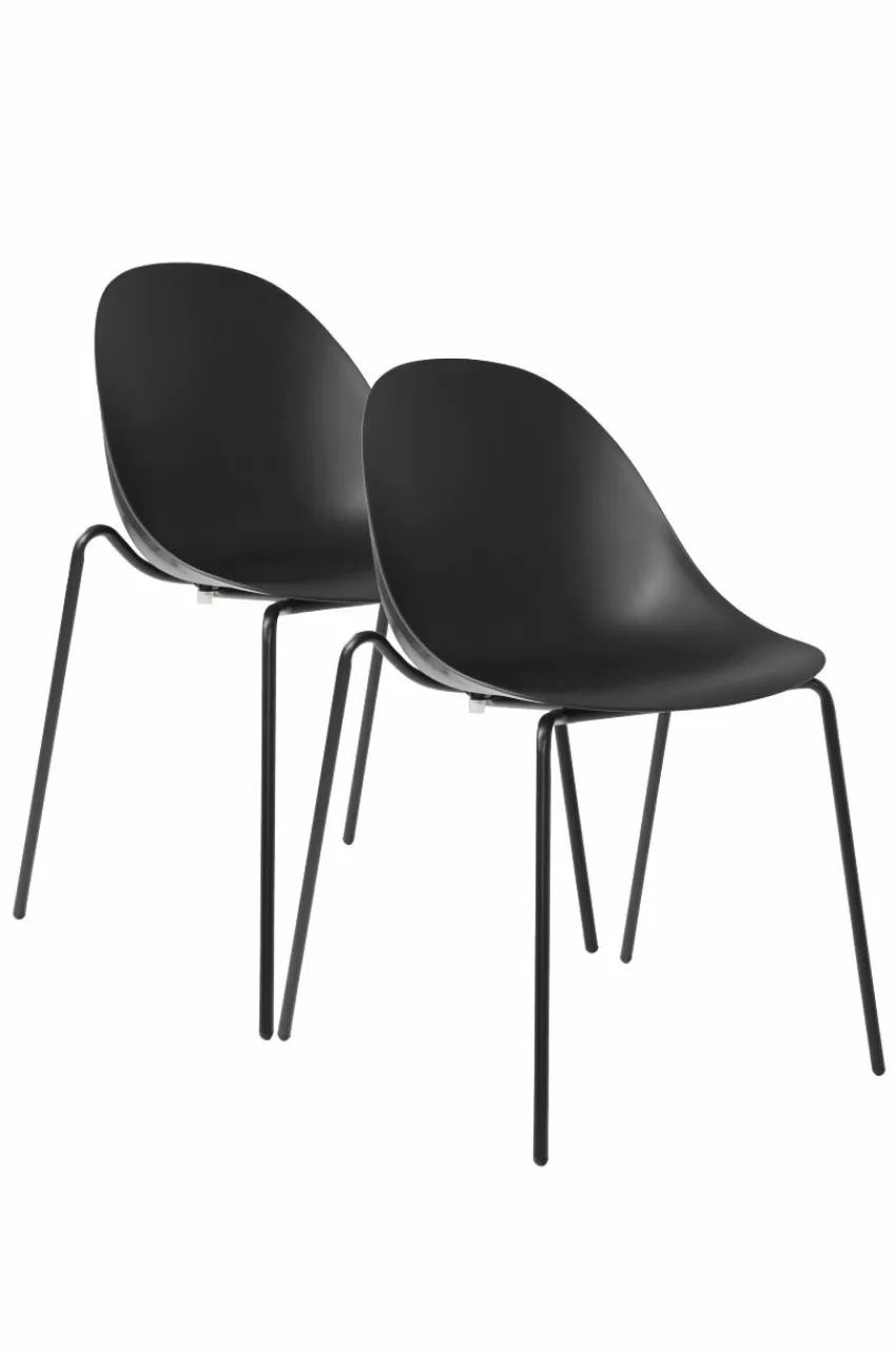 Stolar*Jotex LUNNARP Stol 2-pack Svart/svart