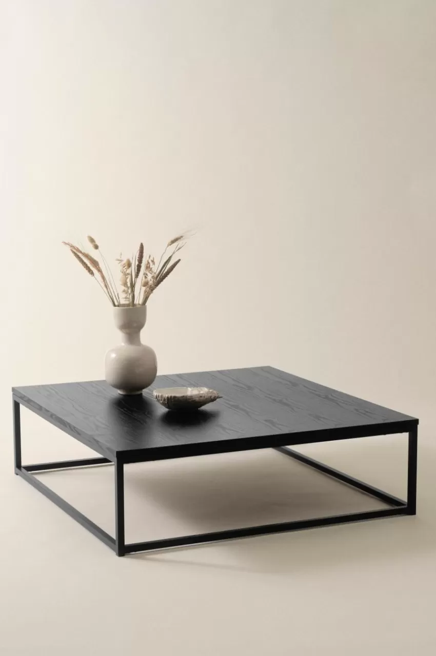 Bord*Jotex LYCKAN Soffbord 100x100 Cm - Höjd 30 Cm Svart