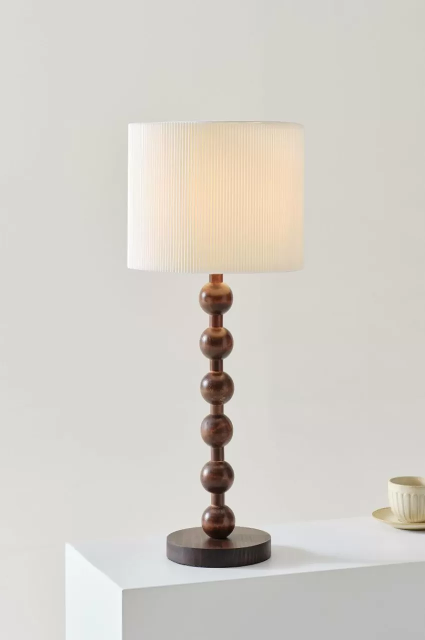 Bordslampor*Jotex MALIA Bordslampa Valnötsbrun/vit