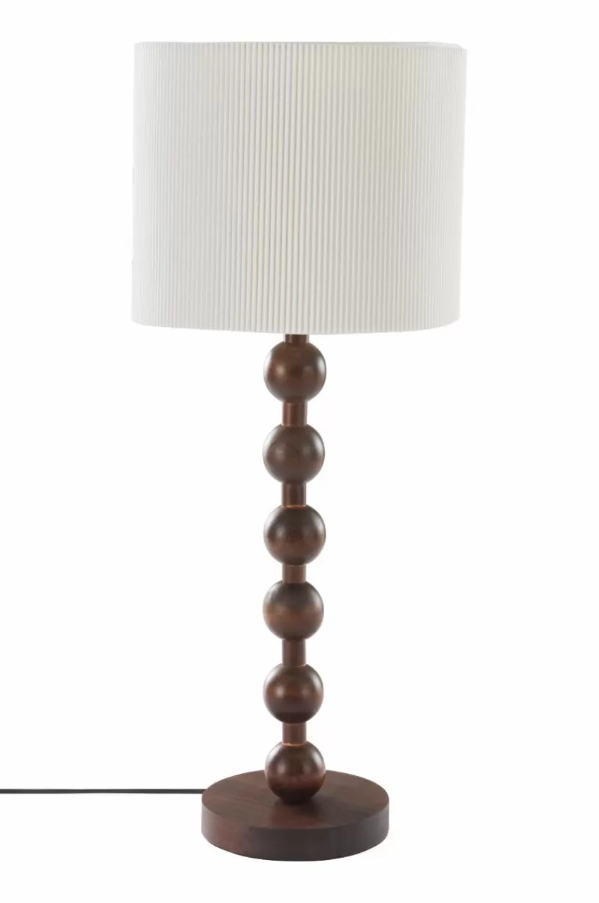 Bordslampor*Jotex MALIA Bordslampa Valnötsbrun/vit