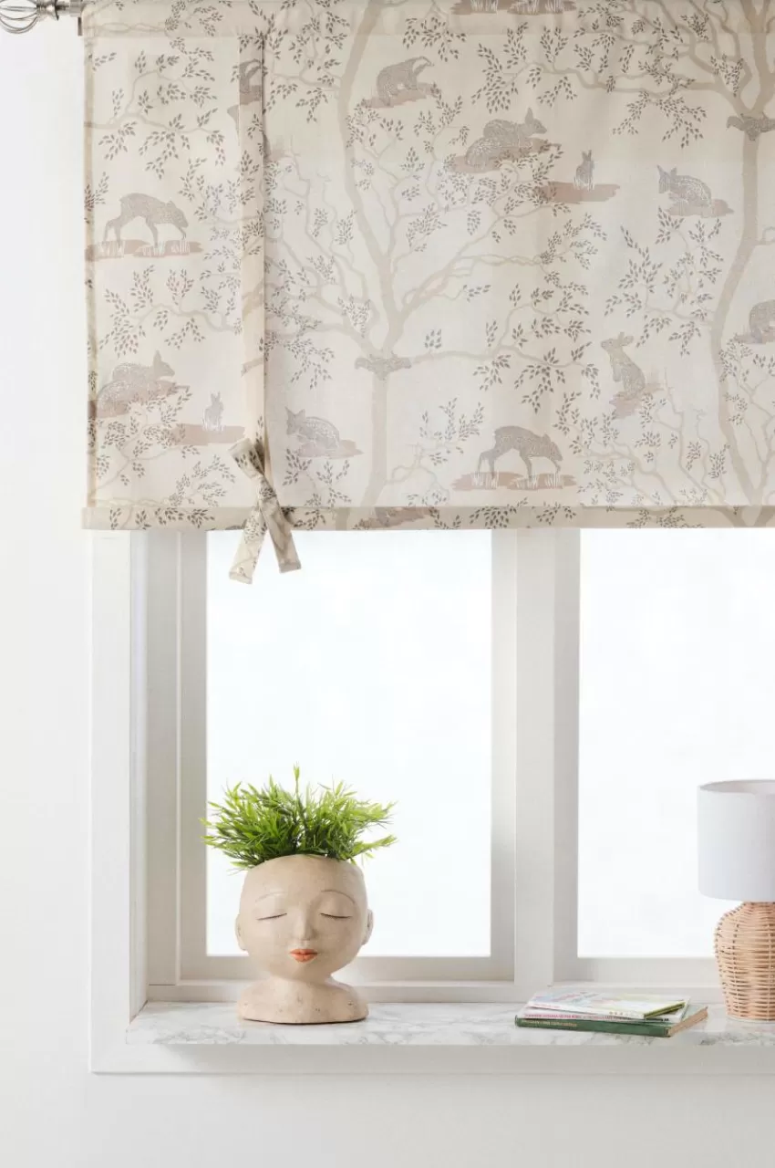 Barngardiner*Jotex MALOU Roll Up-gardin - Ekologisk Beige