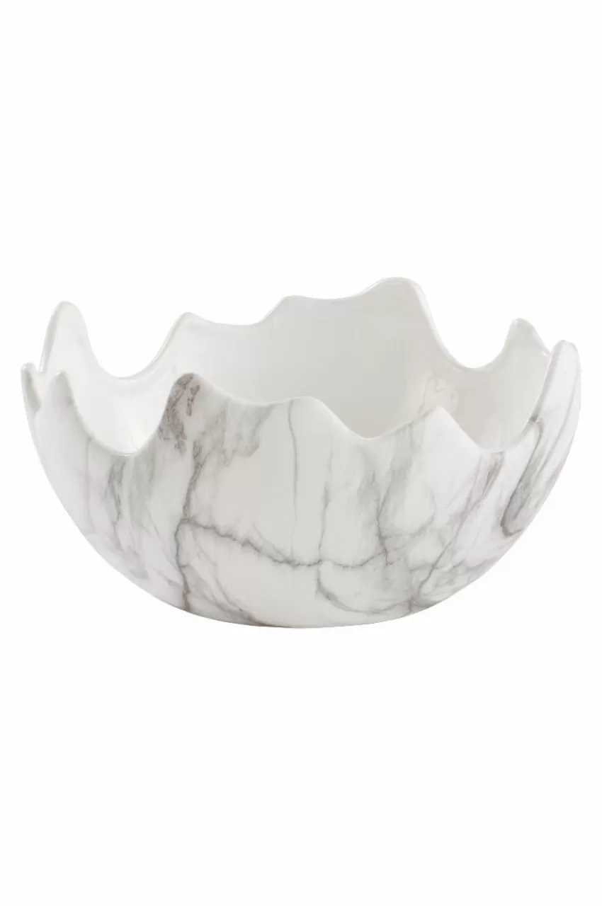 Skålar*Jotex MARBLE Skål ø 30 Cm Vit/svart