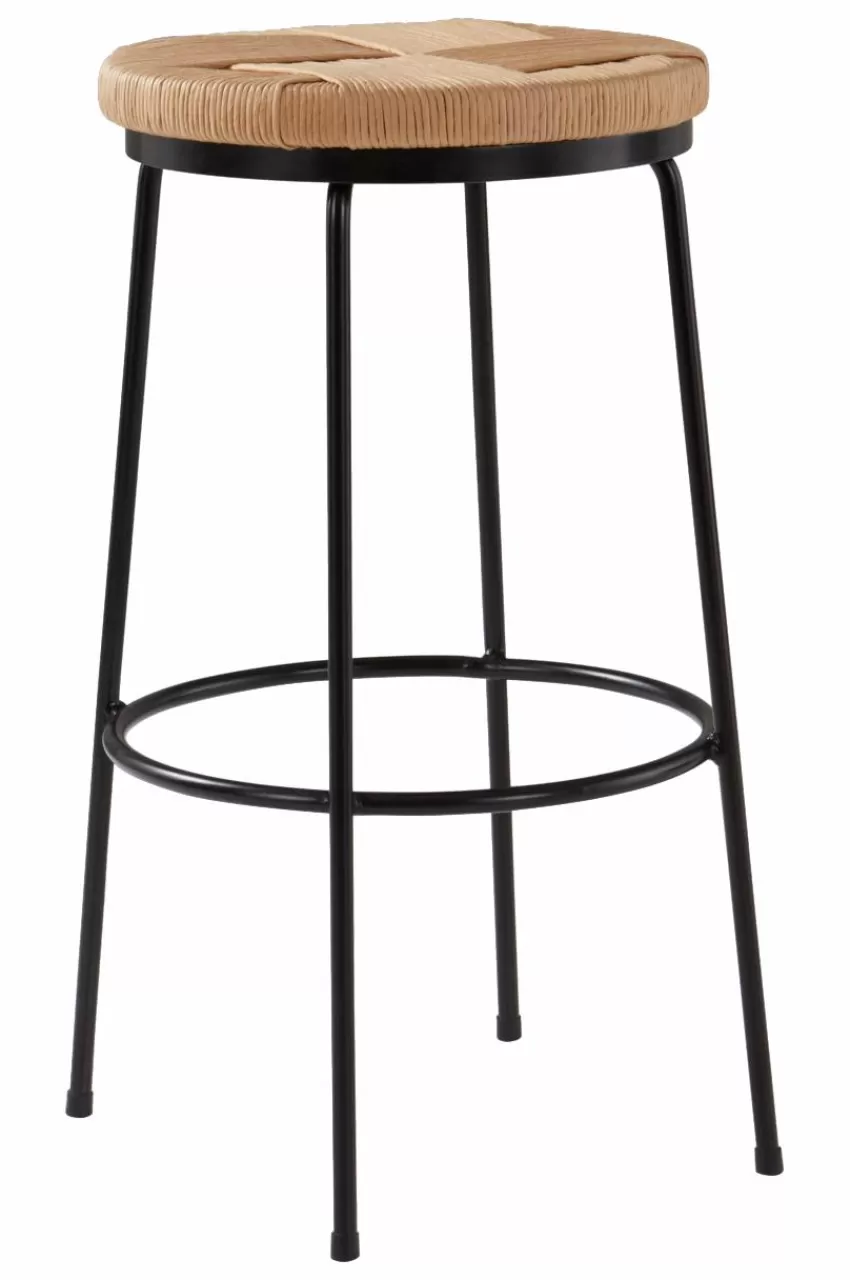Stolar*Jotex MARINO Barpall - Höjd 65 Cm Svart/natur