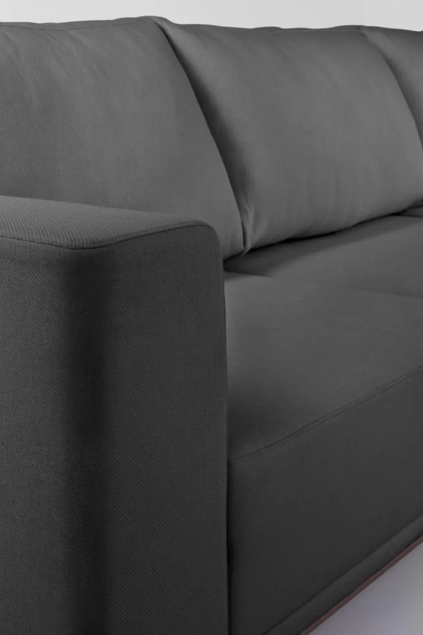 Soffor*Jotex MATARA Soffa 3-sits - Divan Höger Mörkgrå