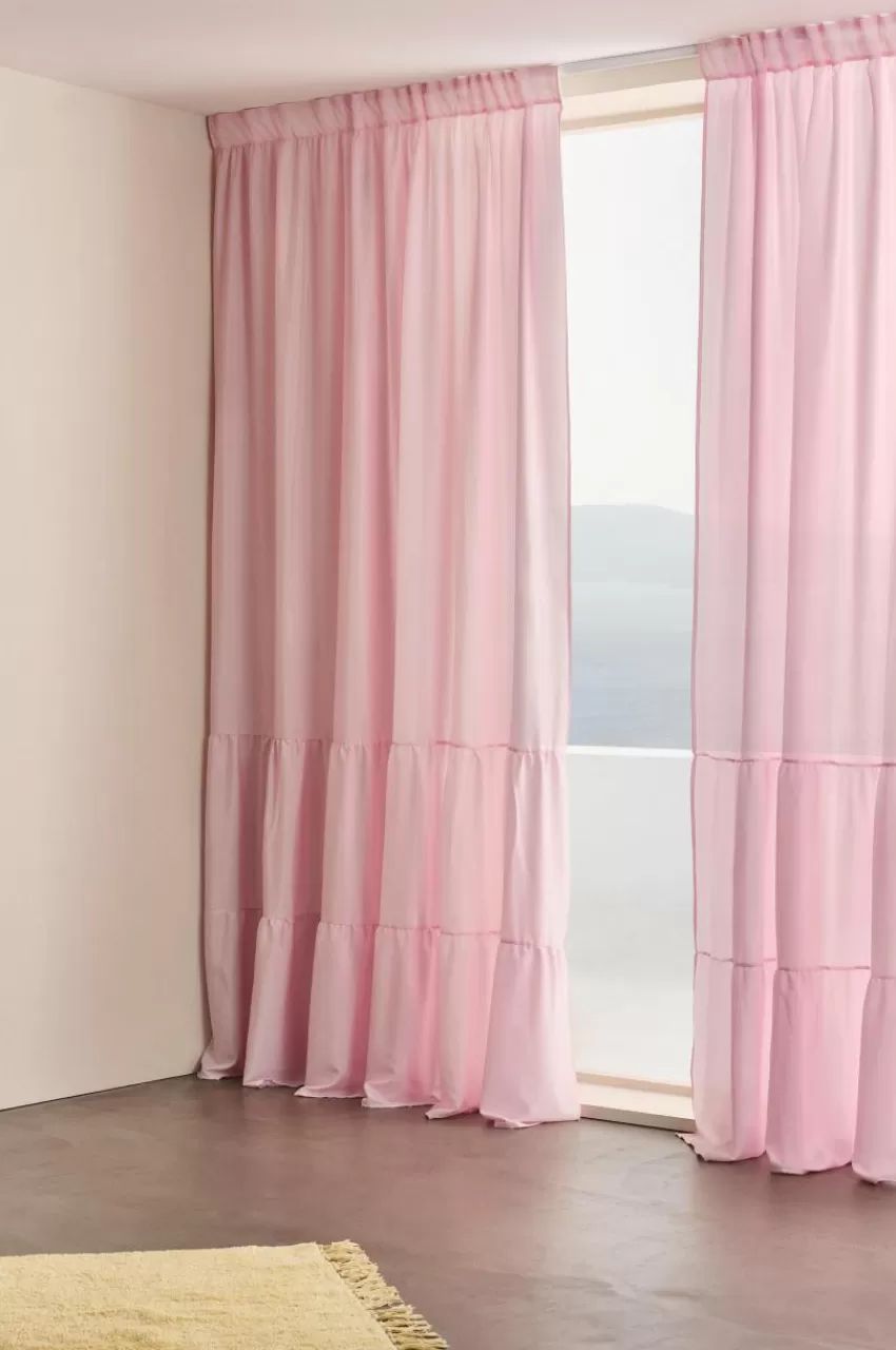 Barngardiner*Jotex MEAUX Multifunktionsgardin 2-pack Rosa