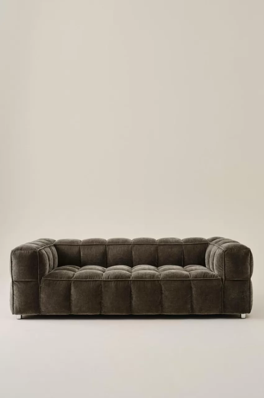 Soffor*Jotex MEDFORD Soffa 3-sits Varm gråbrun